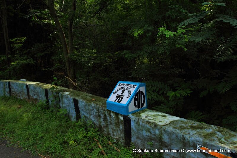 The famous hairpin bends of Kolli Hills - 70 in all