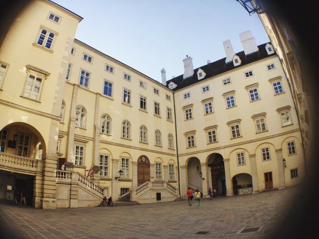 Back door entrance vienna austria europe exploreeverything summer wanderfolk letsgetlosthellip